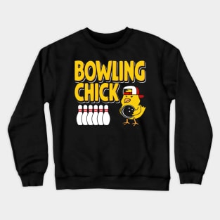 Bowling Chick Crewneck Sweatshirt